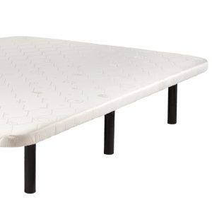 Base tapizada ignífuga con 6 patas
