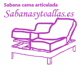 Sabana bajera ajustable en cama articulada sabanasytoallas.es